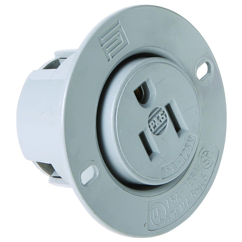 Pass & Seymour® 5279SS Straight Blade Flanged Inlets & Outlets