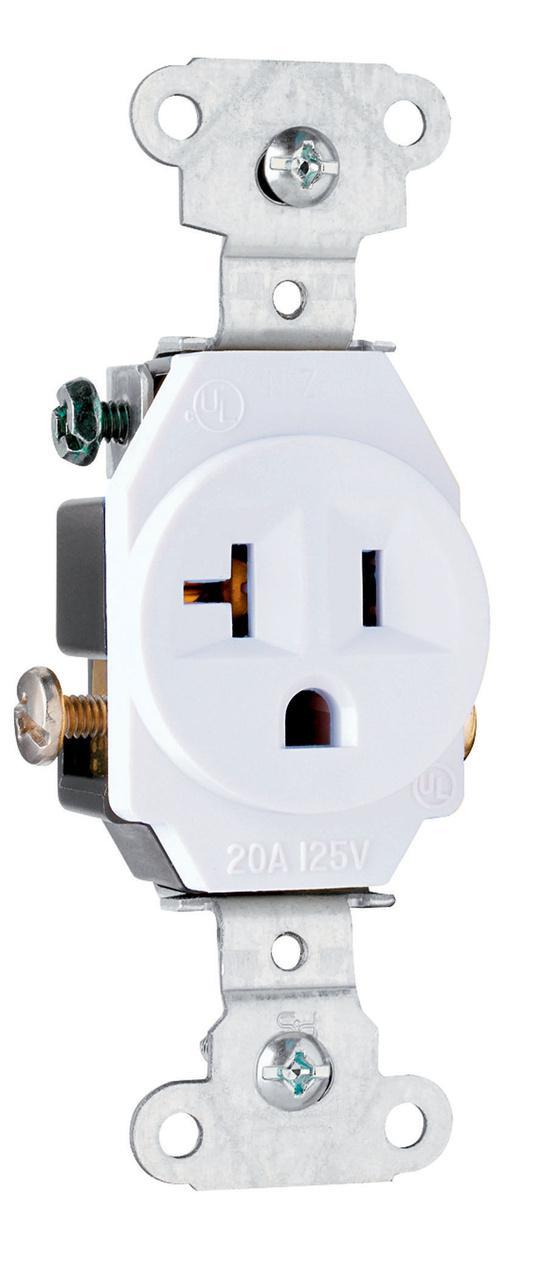 Pass & Seymour® 5351W Straight Blade Receptacles
