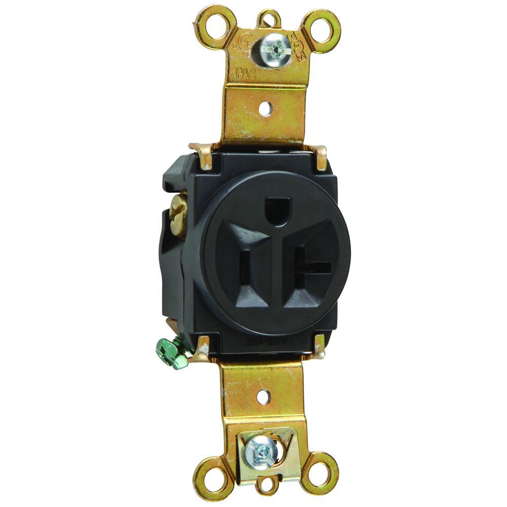 Pass & Seymour® 5361BK Straight Blade Receptacles