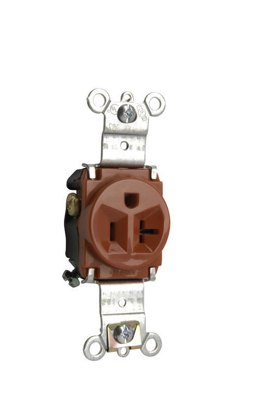 Pass & Seymour® 5361RED Straight Blade Receptacles