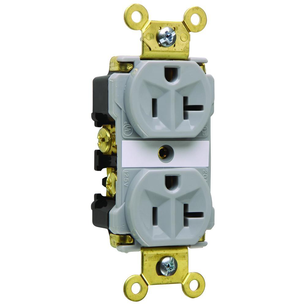 Pass & Seymour® 5362AGRY Straight Blade Receptacles