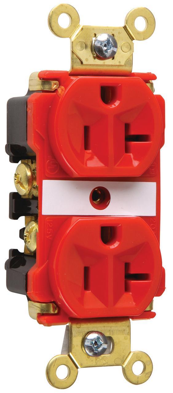 Pass & Seymour® 5362ARED Straight Blade Receptacles