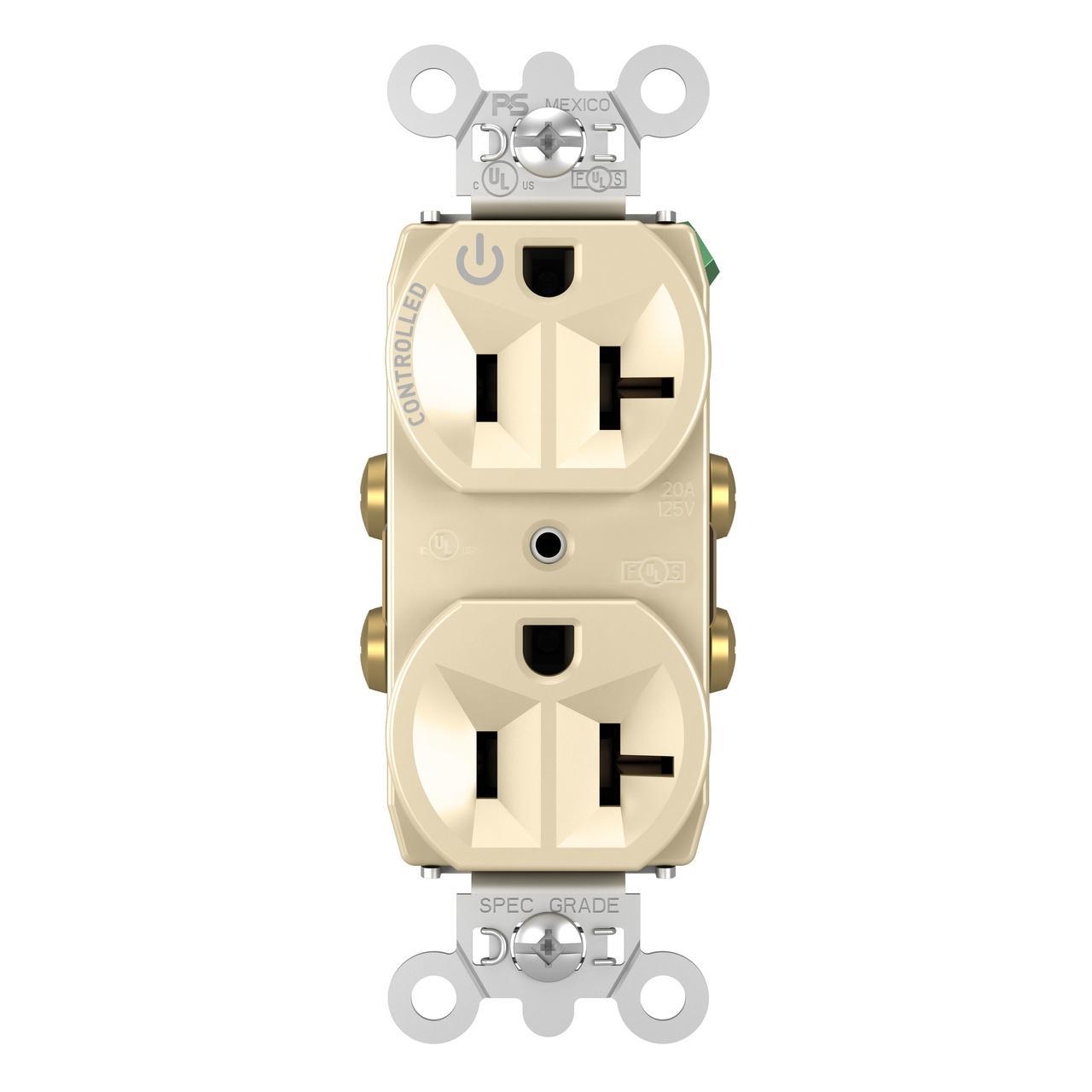 Pass & Seymour® 5362CHI Straight Blade Receptacles