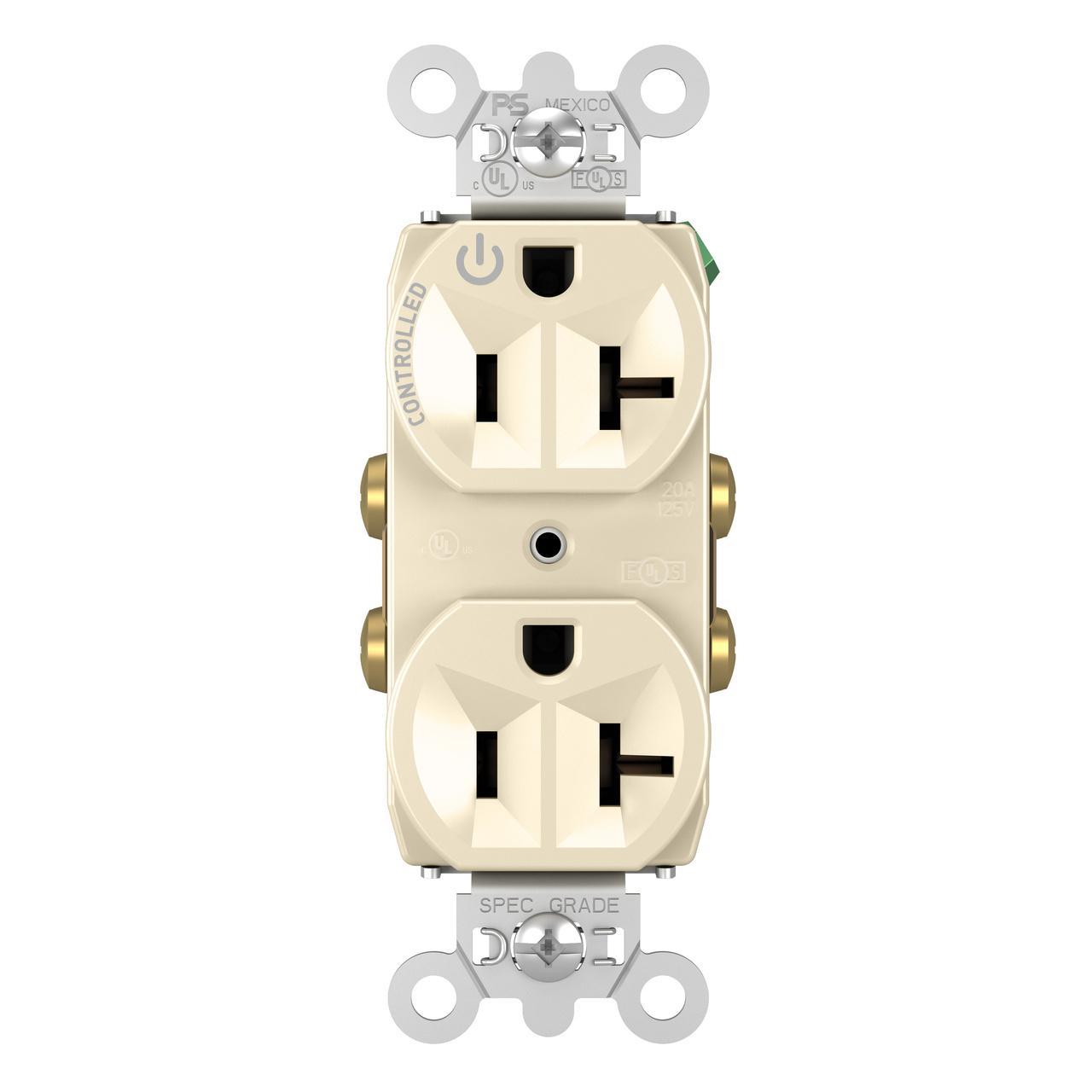 Pass & Seymour® 5362CHLA Straight Blade Receptacles