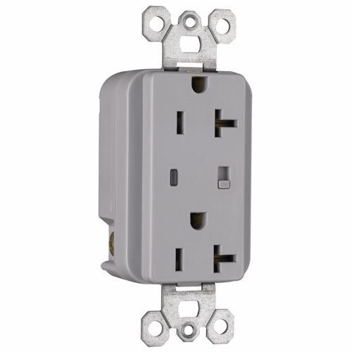 Pass & Seymour® 5362GRYSP Straight Blade Receptacles