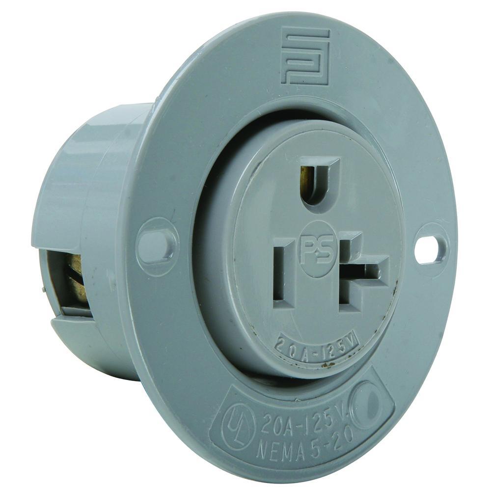 Pass & Seymour® 5379SS Straight Blade Flanged Inlets & Outlets