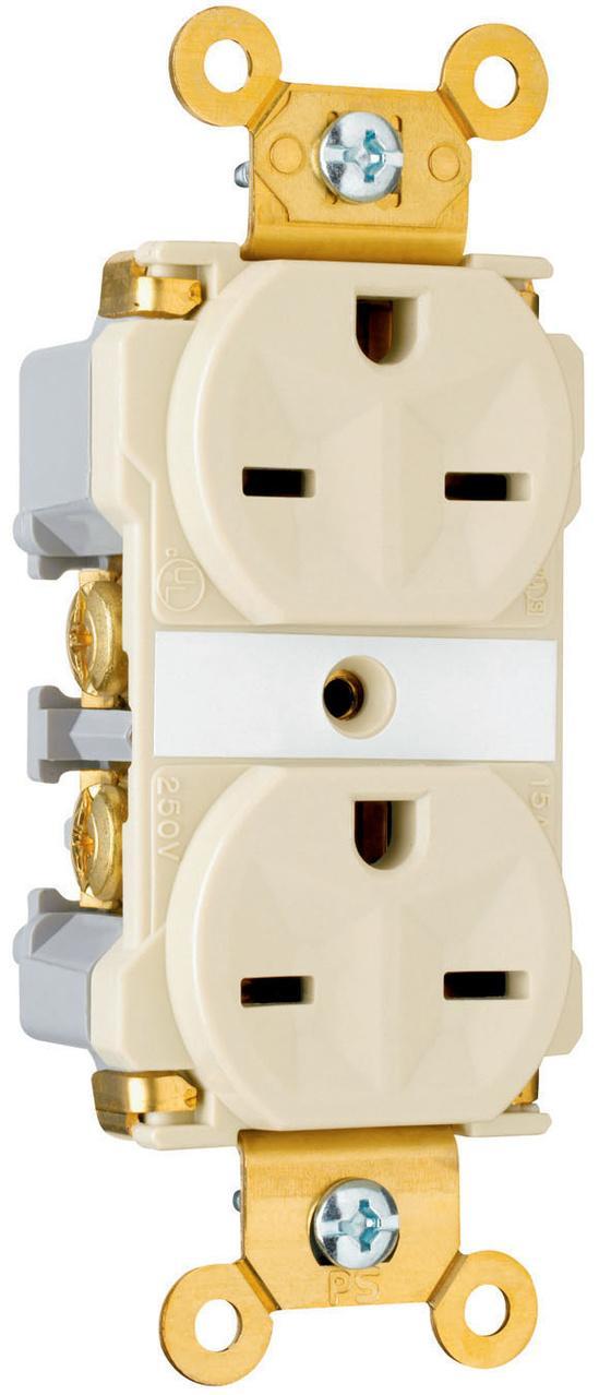 Pass & Seymour® 5662AW Straight Blade Receptacles