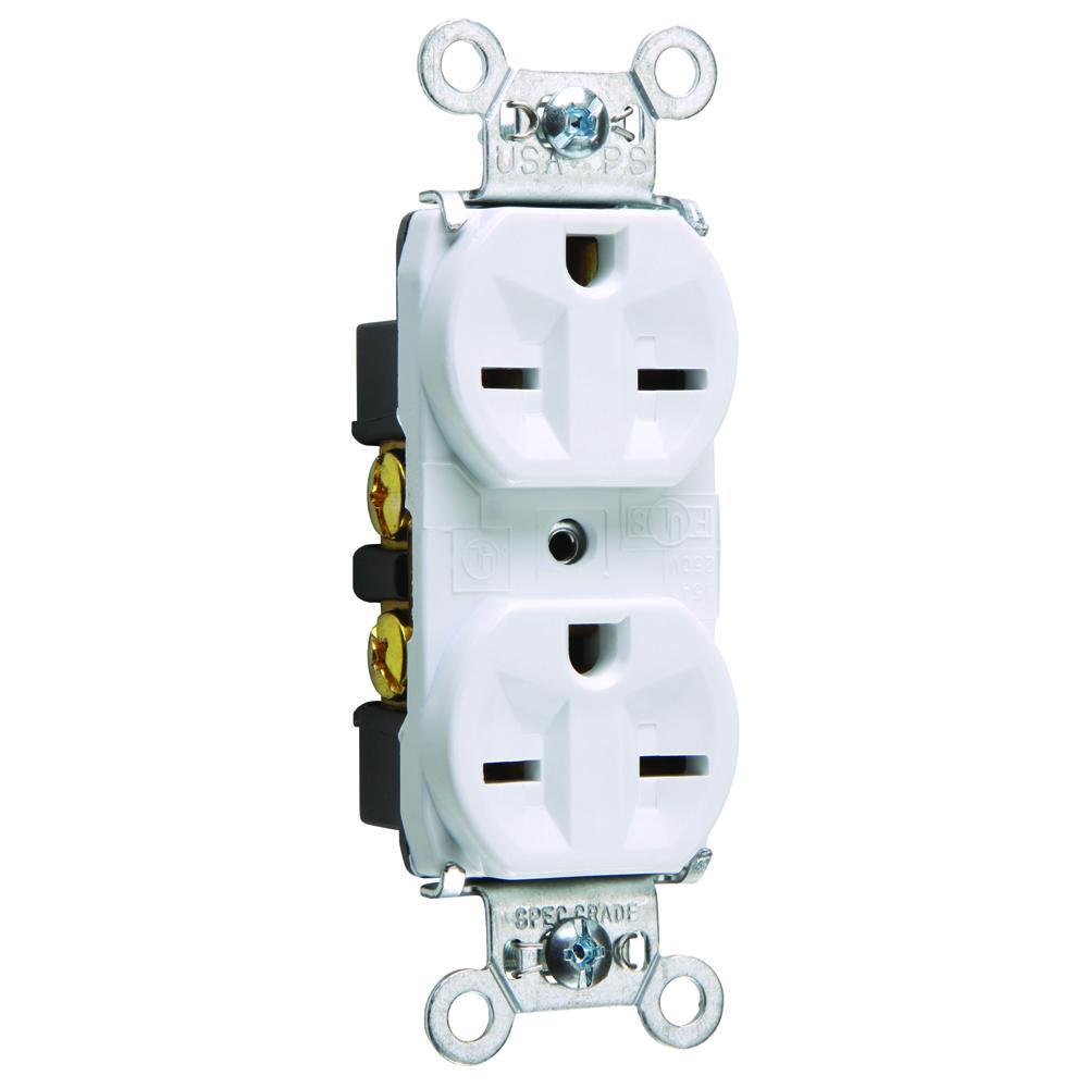 Pass & Seymour® 5662W Straight Blade Receptacles