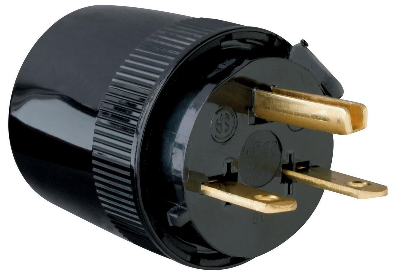 Pass & Seymour® 5666BK Straight Blade Plugs