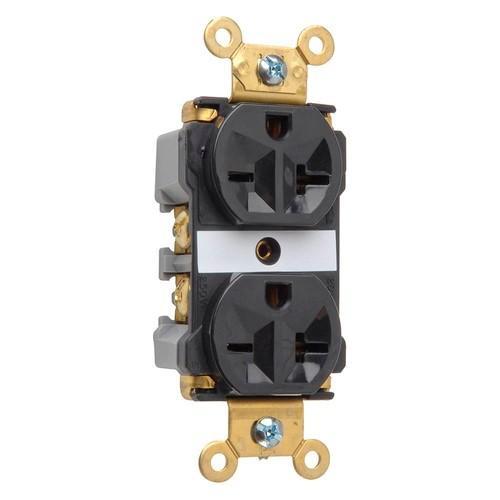 Pass & Seymour® 5862ABK Straight Blade Receptacles