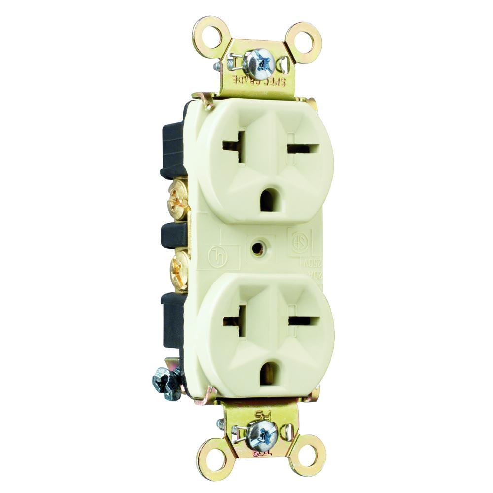 Pass & Seymour® 5862I Straight Blade Receptacles