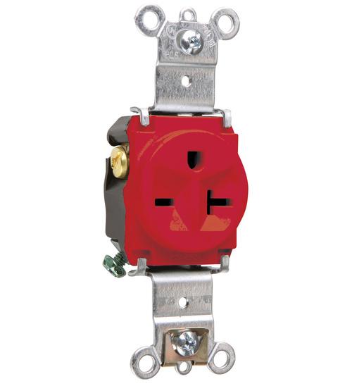 Pass & Seymour® 5871RED Straight Blade Receptacles