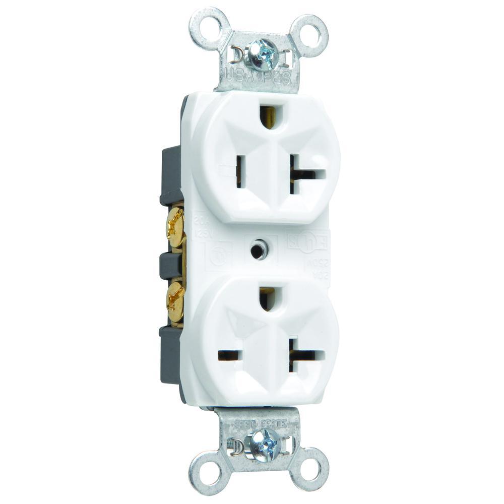 Pass & Seymour® 5890W Straight Blade Receptacles