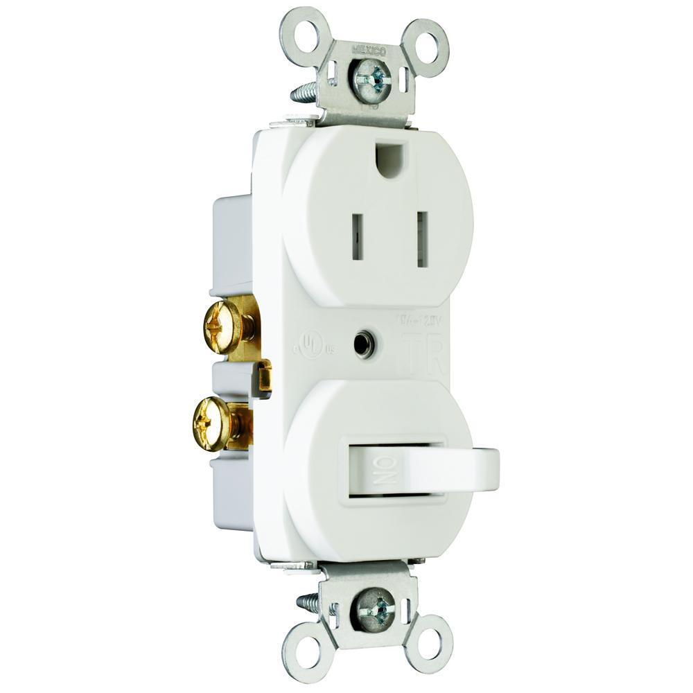 Pass & Seymour® 691TRW Switches & Receptacles