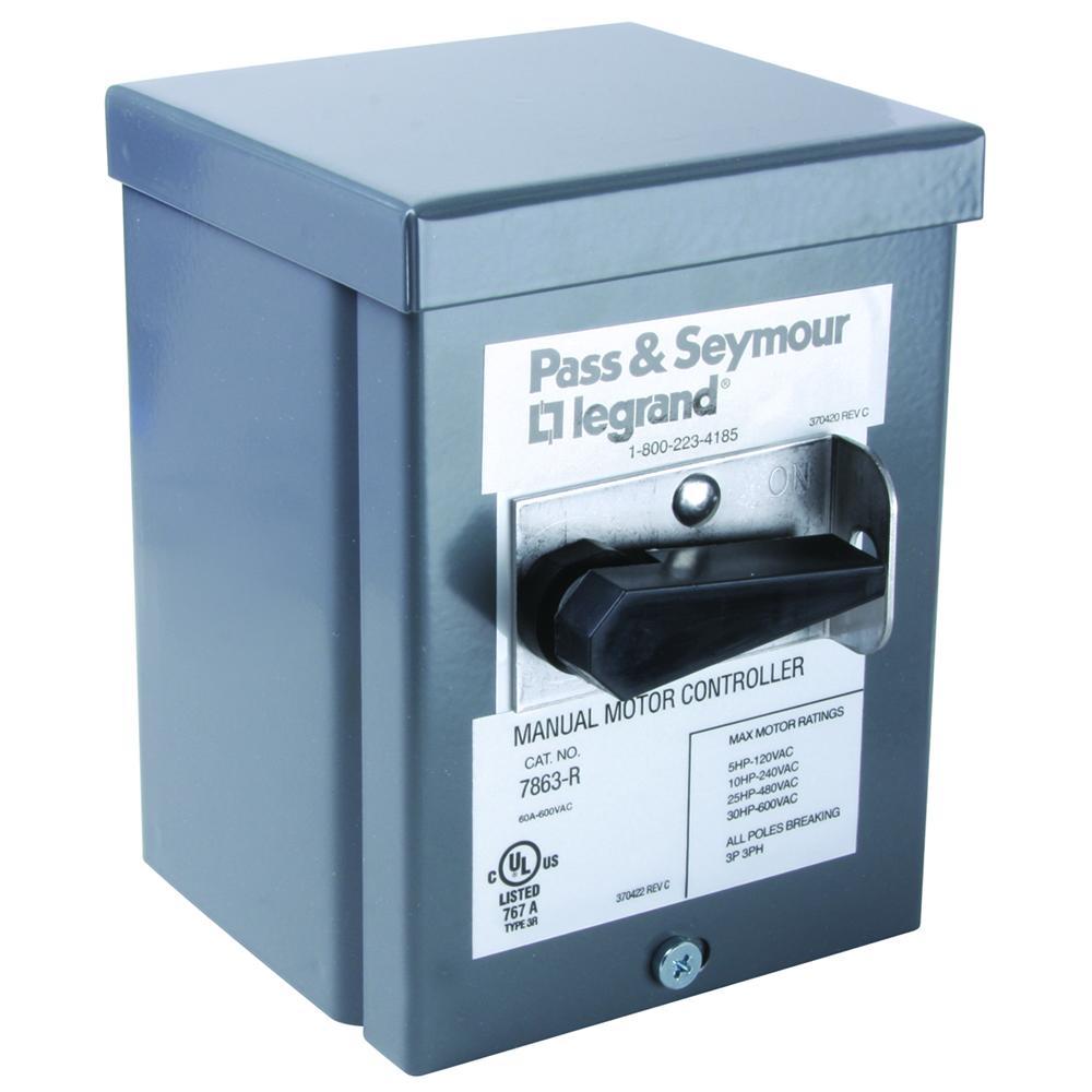Pass & Seymour® 7863R AC Motor Starting Switches