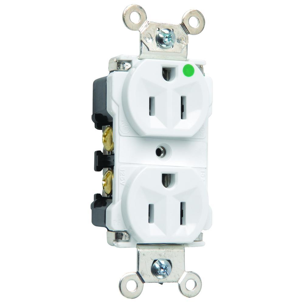 Pass & Seymour® 8200W Straight Blade Receptacles