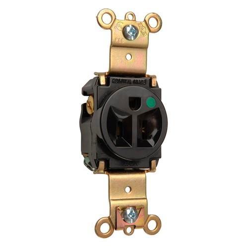 Pass & Seymour® 8201BK Straight Blade Receptacles