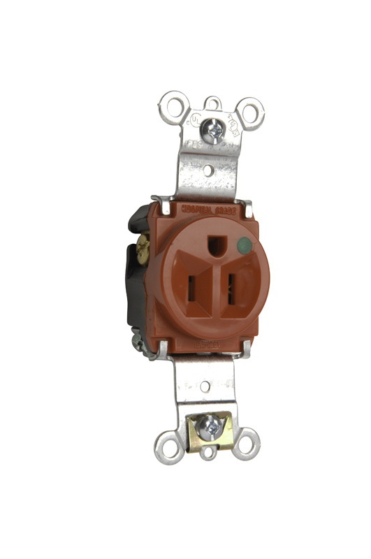 Pass & Seymour® 8201RED Straight Blade Receptacles