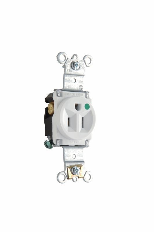 Pass & Seymour® TR8301BK Straight Blade Receptacles