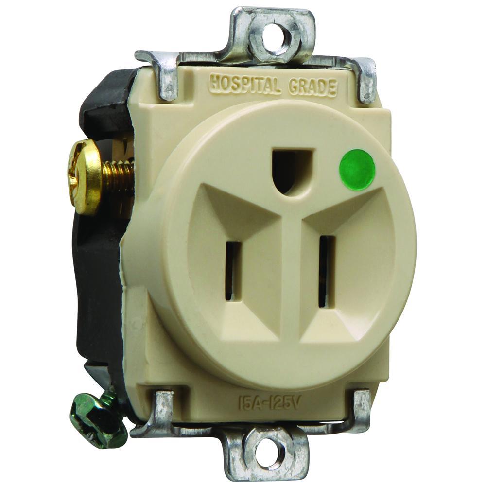 Pass & Seymour® 8284I Straight Blade Receptacles