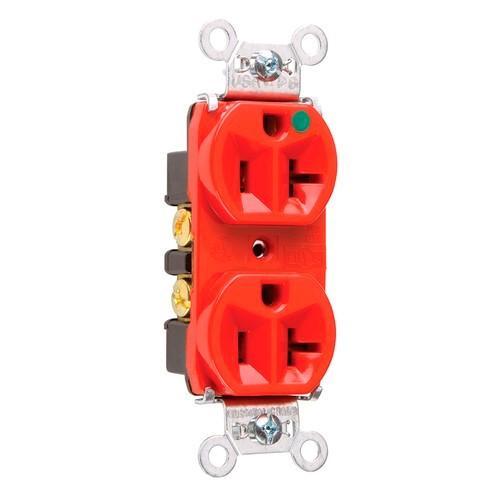 Pass & Seymour® 8300HRED Straight Blade Receptacles