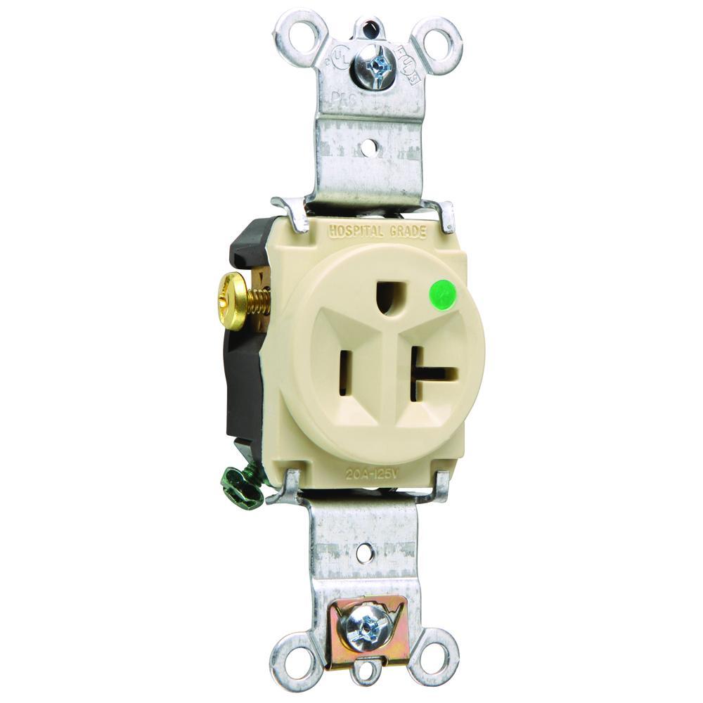 Pass & Seymour® 8301I Straight Blade Receptacles