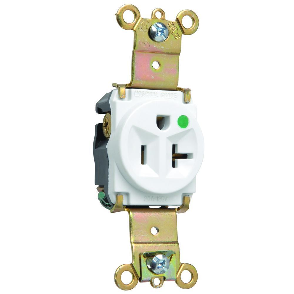 Pass & Seymour® 8301W Straight Blade Receptacles