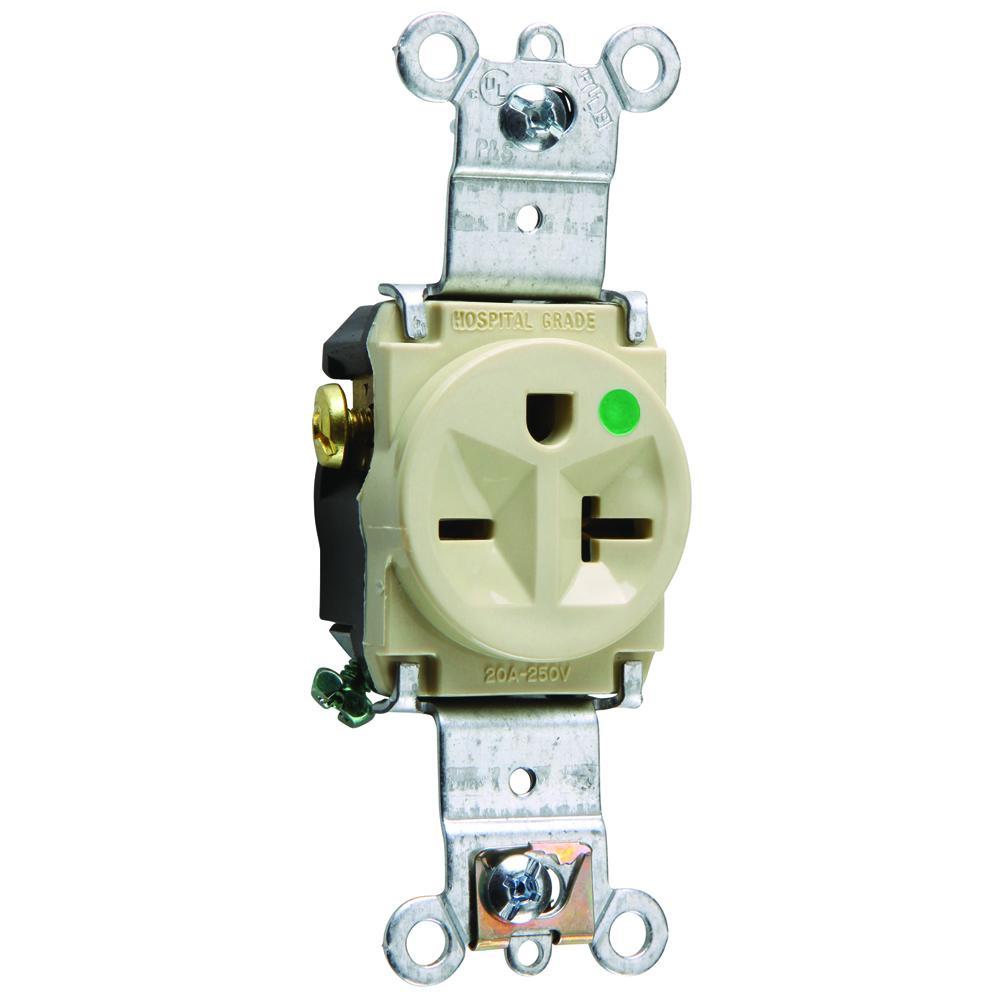 Pass & Seymour® 8801I Straight Blade Receptacles