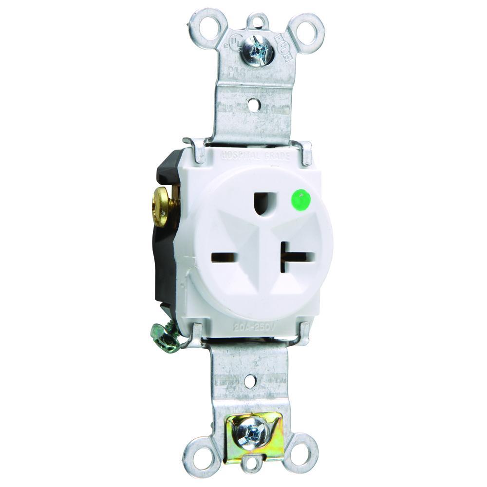 Pass & Seymour® 8801W Straight Blade Receptacles