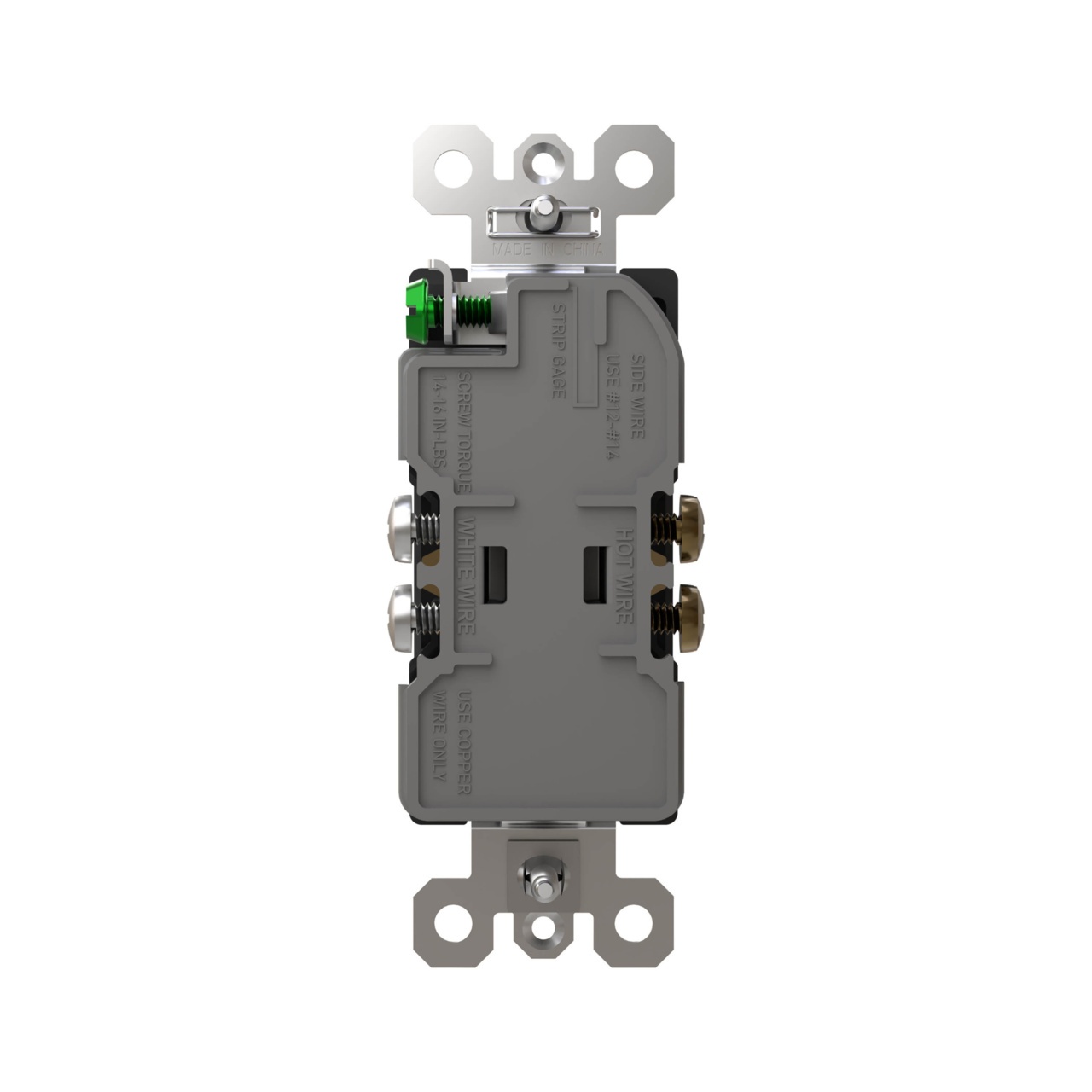 Pass & Seymour® 885TR20SBK Straight Blade Receptacles