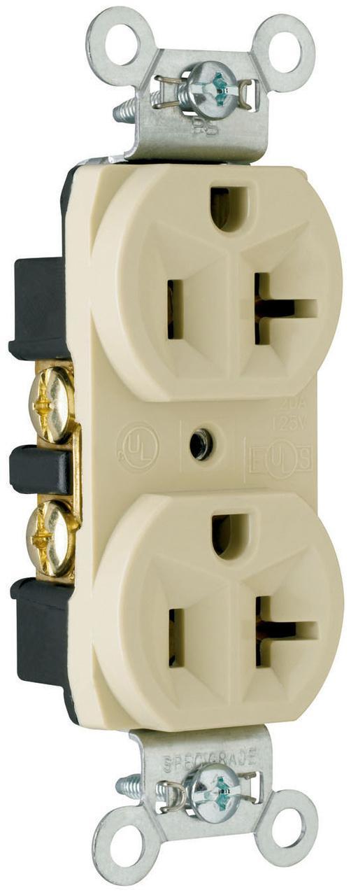 Pass & Seymour® CRB5362LA Straight Blade Receptacles