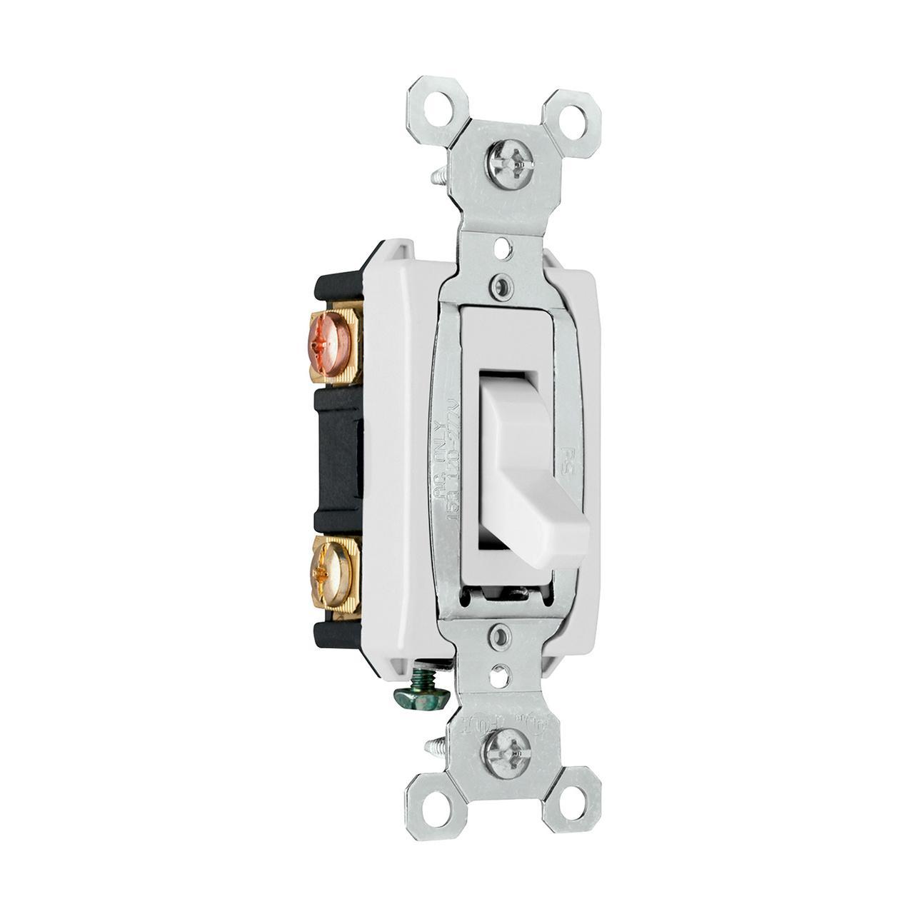 Pass & Seymour® CSB15AC3W Toggle Switches