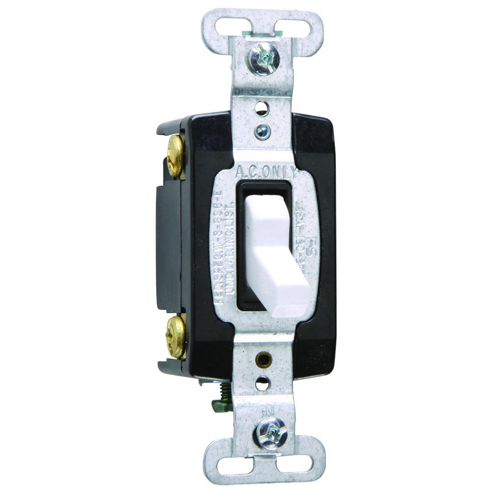 Pass & Seymour® CSB15AC4W Toggle Switches