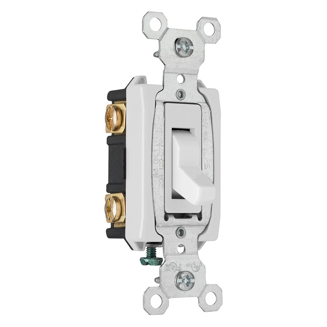 Pass & Seymour® CSB20AC3W Toggle Switches