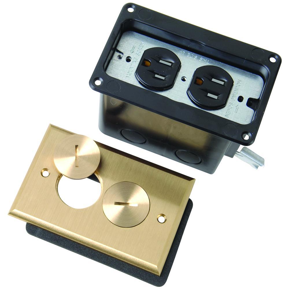 Pass & Seymour® FB1TRDRB Floor Boxes