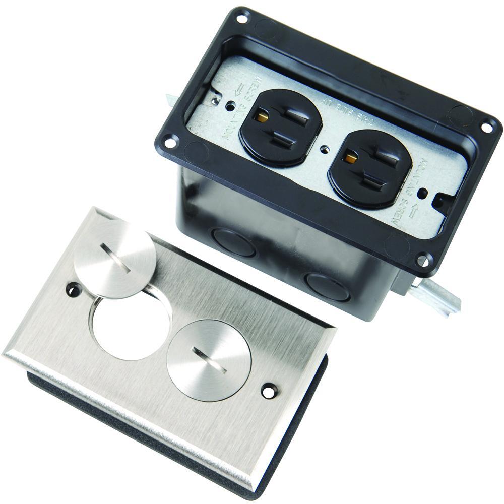 Pass & Seymour® FB1TRDRN Floor Boxes