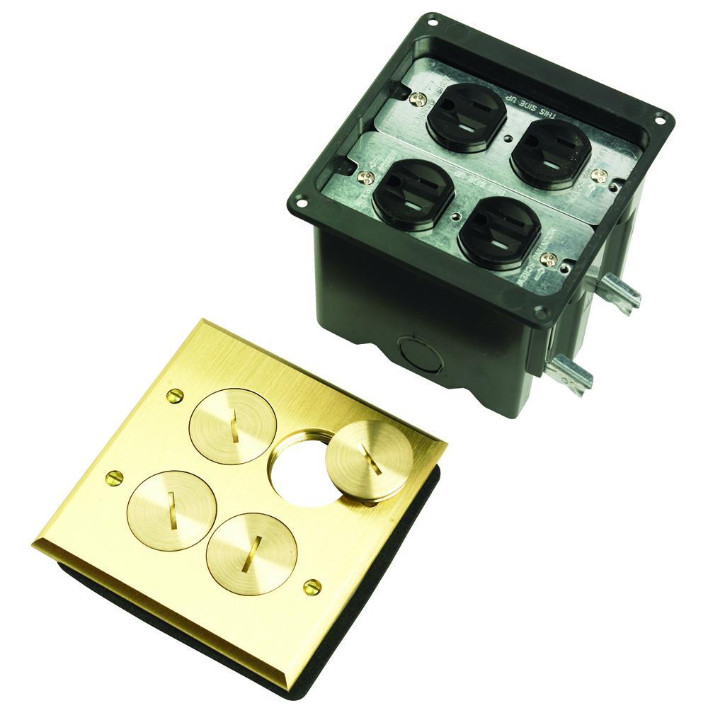 Pass & Seymour® FB2TRDR2B Floor Boxes