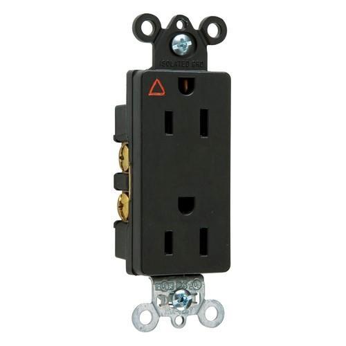 Pass & Seymour® IG26262BK Straight Blade Receptacles