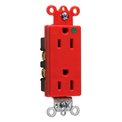 Pass & Seymour® IG26262HGRED Straight Blade Receptacles