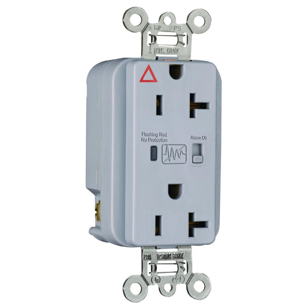 Pass & Seymour® IG5362GRYSP Straight Blade Receptacles