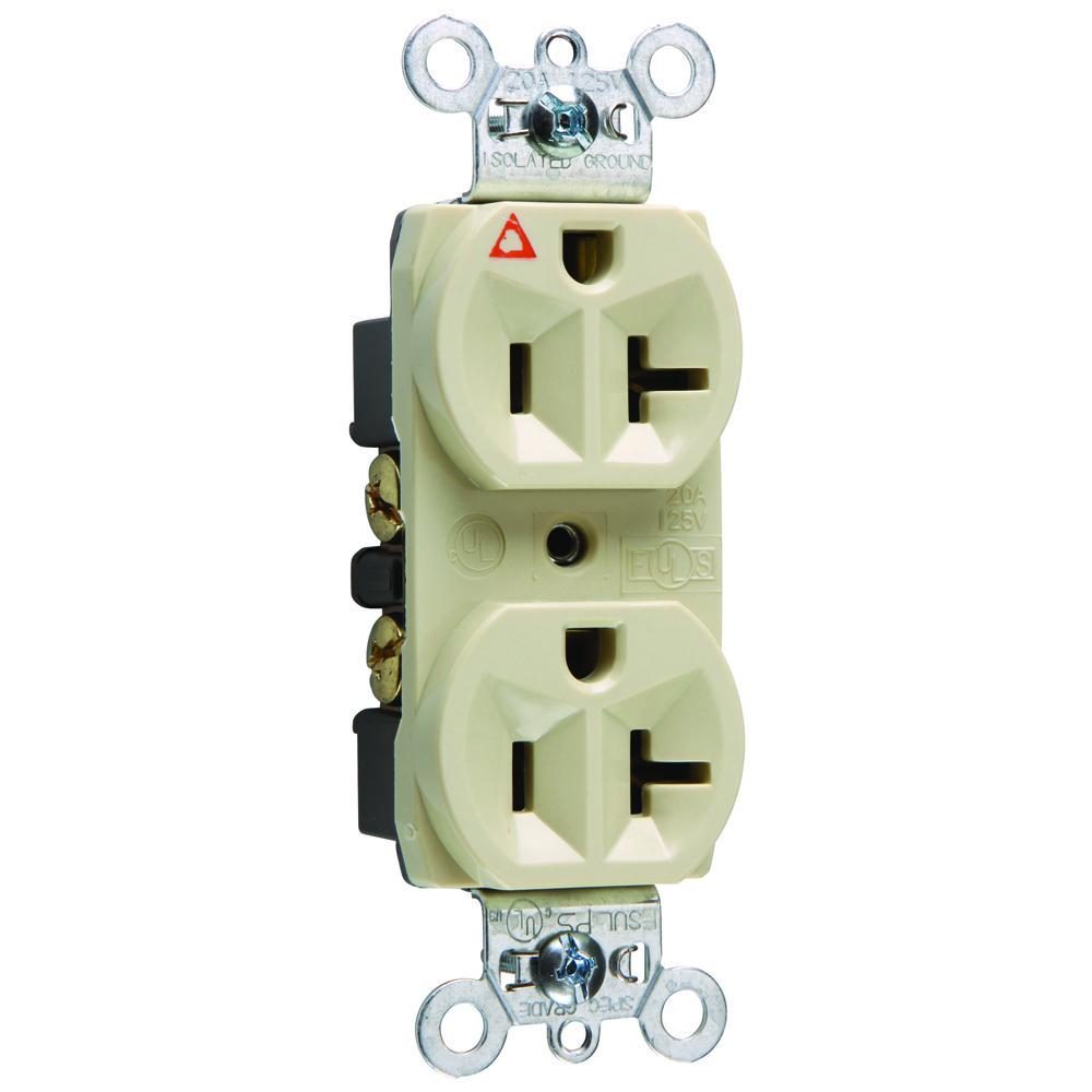 Pass & Seymour® IG5362I Straight Blade Receptacles