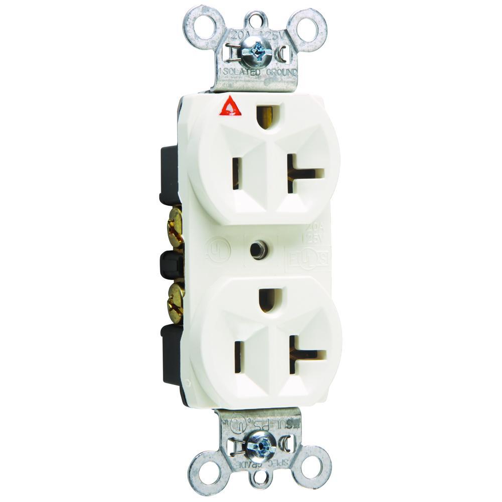 Pass & Seymour® IG5362W Straight Blade Receptacles