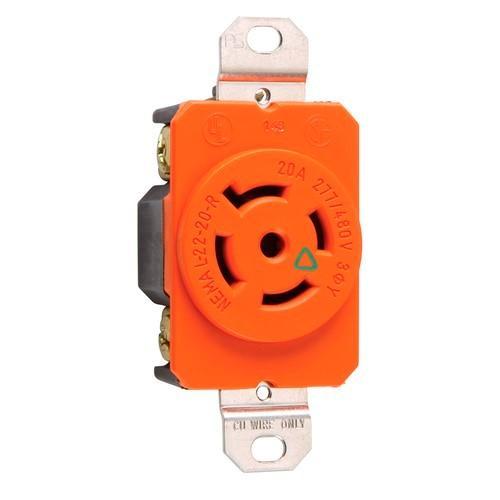 Pass & Seymour® IGL2220R Locking Receptacles