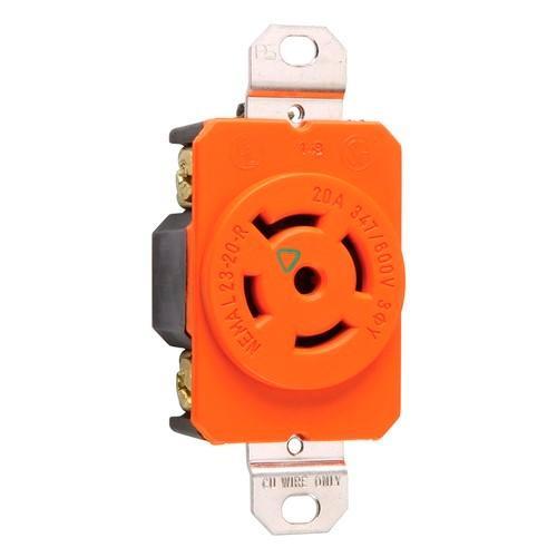 Pass & Seymour® IGL2320R Locking Receptacles