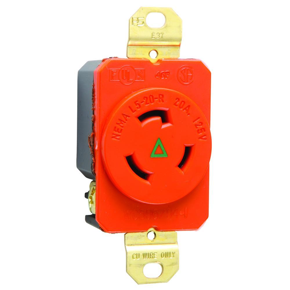 Pass & Seymour® IGL520R Locking Receptacles