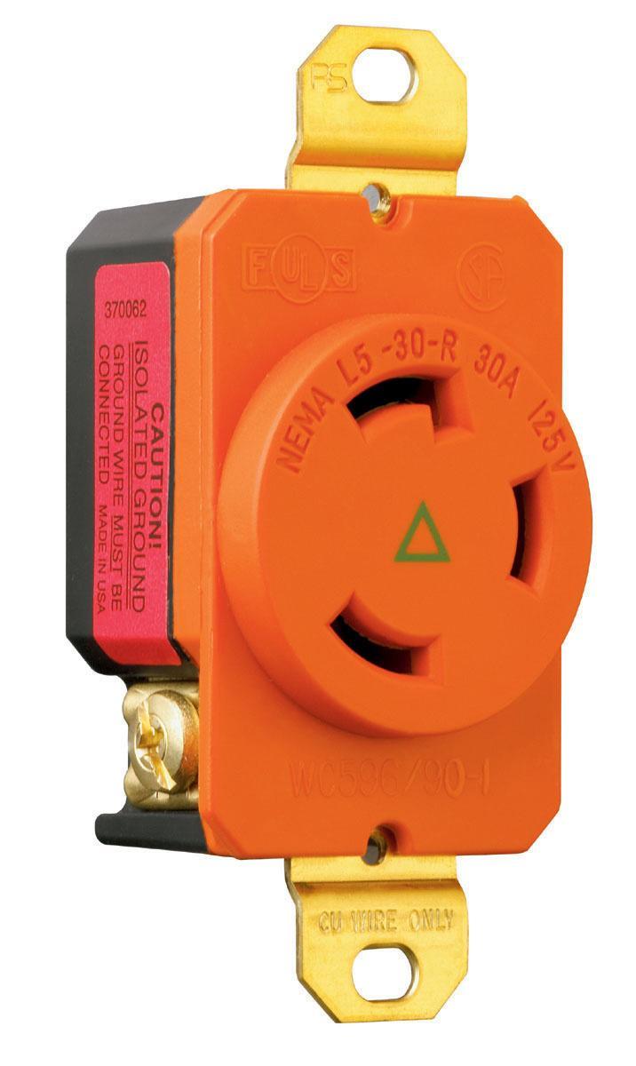 Pass & Seymour® IGL530R Locking Receptacles