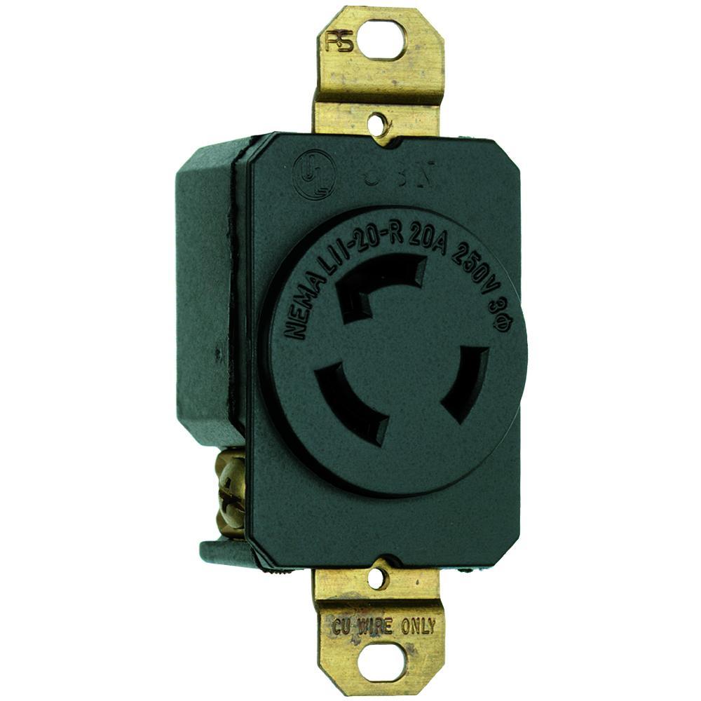 Pass & Seymour® L1220R Straight Blade Receptacles