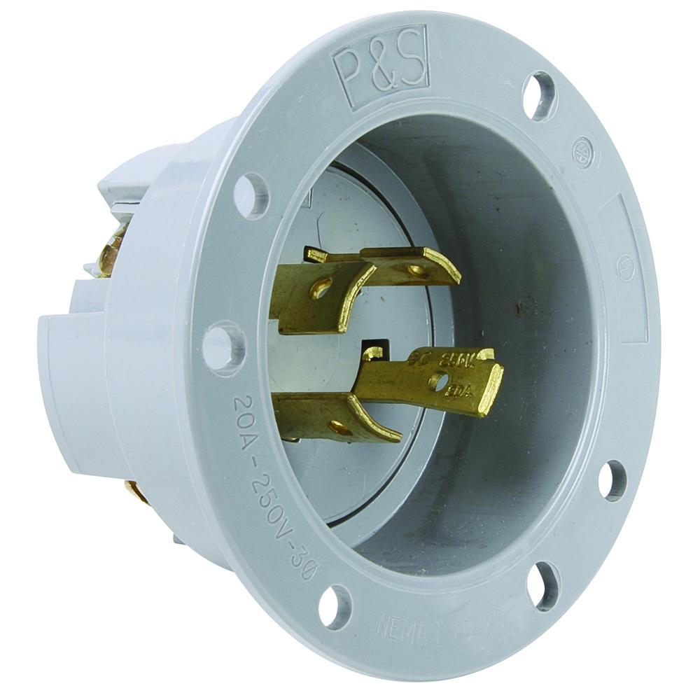 Pass & Seymour® L1520FI Locking Flanged Inlets & Outlets
