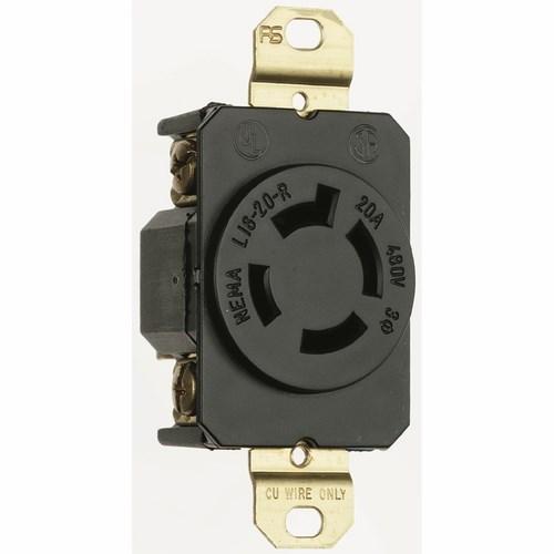 Pass & Seymour® L1620R Locking Receptacles