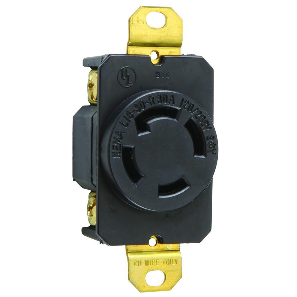 Pass & Seymour® L1830R Locking Receptacles
